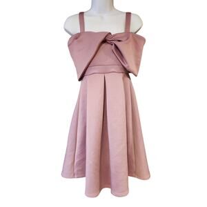 ASOS Lavender Zip Up Dress Sz 4 Fit‎ And Flare Style